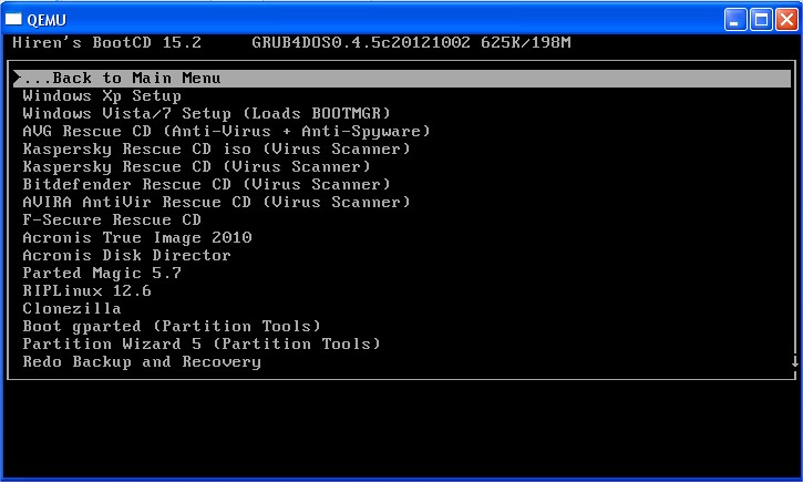 QEMU - Cle USB ou DVD multiboot multi-systmes linux - outils de maintenance - Linux Live USB - XBOOT - Webinfotuto.free.fr