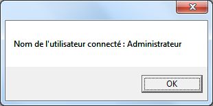 VBScripts - affiche nom utilisateur login username msgbox - ordinateur pc - codes et exemples