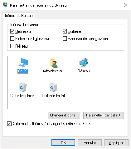 Ajouter l'icone poste de travail sur le bureau Windows 10 - webinfotuto