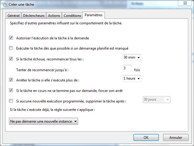Arrt programm de windows - tche planifie - 7 - xp - webinfotuto